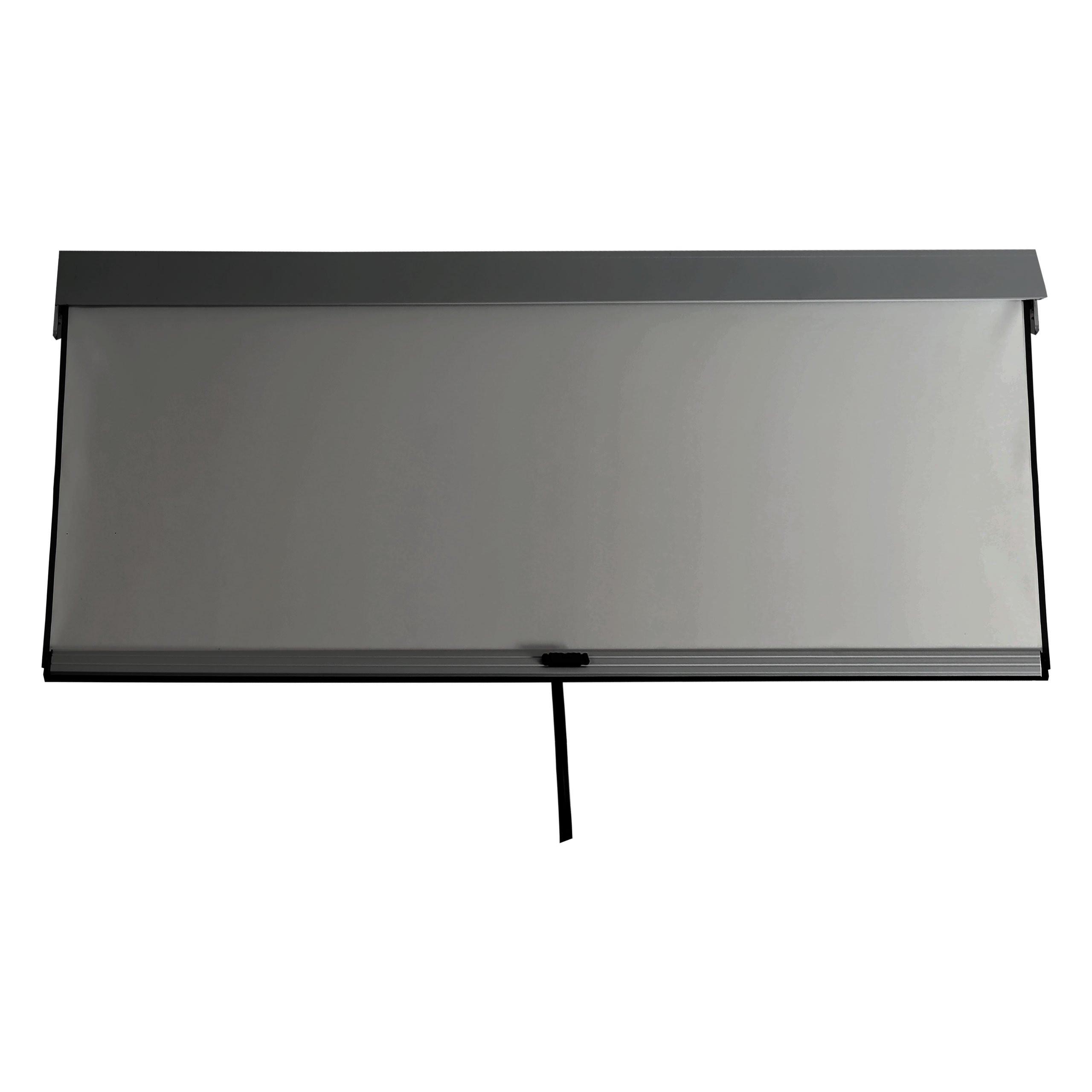 SEITENWAND FÜR PERGOLA Anthrazit - Anthrazit, Textil (375/205/1cm) - MCW