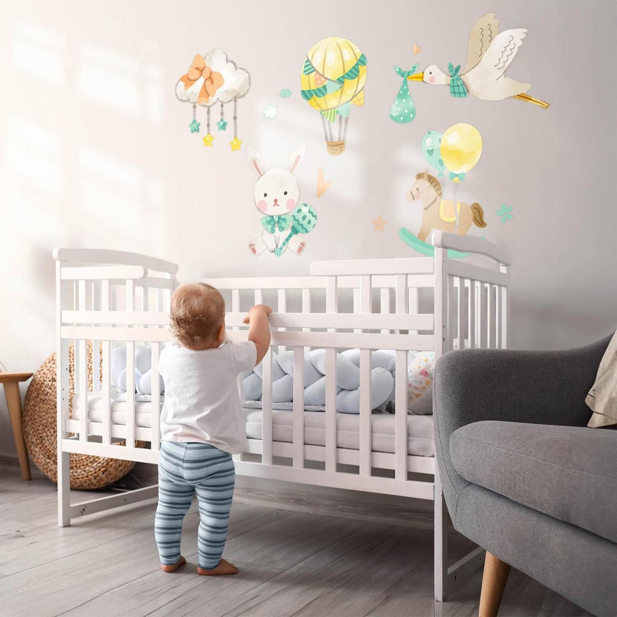 WANDAUFKLEBER 100x178cm - Spielzeug für Kleinkinder - Multicolor, Kunststoff (100/178/0.1cm) - Wallfluent