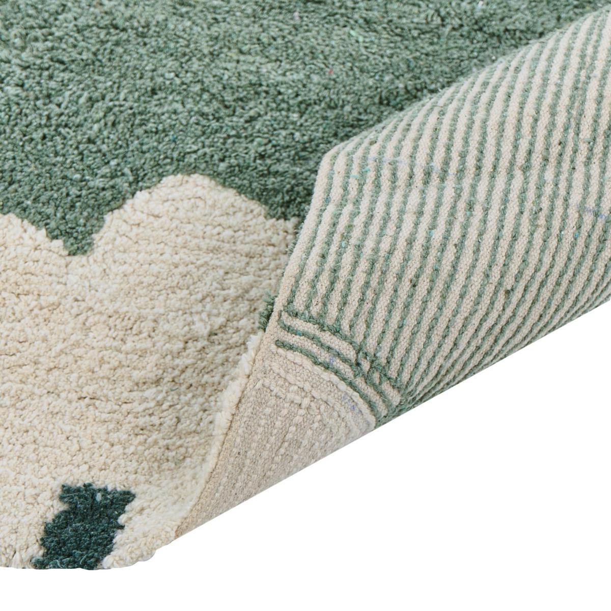 KINDERTEPPICH Grün 160/230 cm Baumwolle Mokhva - Grün, Textil (160/230cm) - Beliani