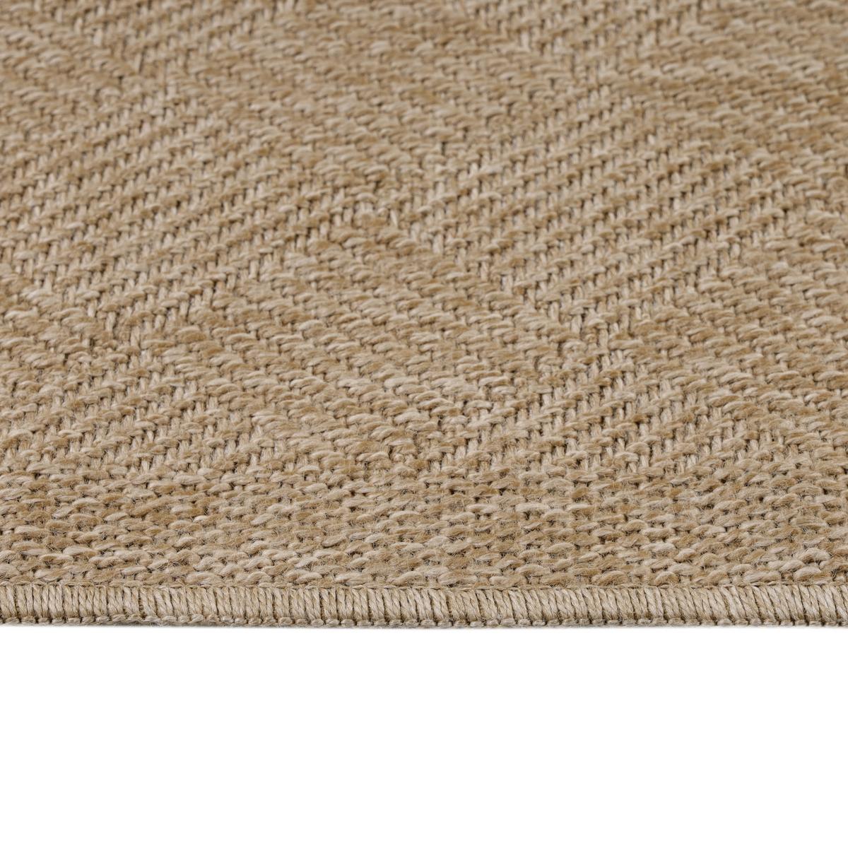 OUTDOORTEPPICH KASBERG, im Vintage-Stil, aus Polypropylen, Beige, 140 x 200 cm - Beige, Textil (200/140cm) - KADIMA DESIGN