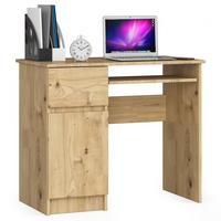 SCHREIBTISCH Eiche Artisan 77/90/50 - Eiche Artisan, Holzwerkstoff (80/92/77cm) - RAUMHIRSCH FURNITURE