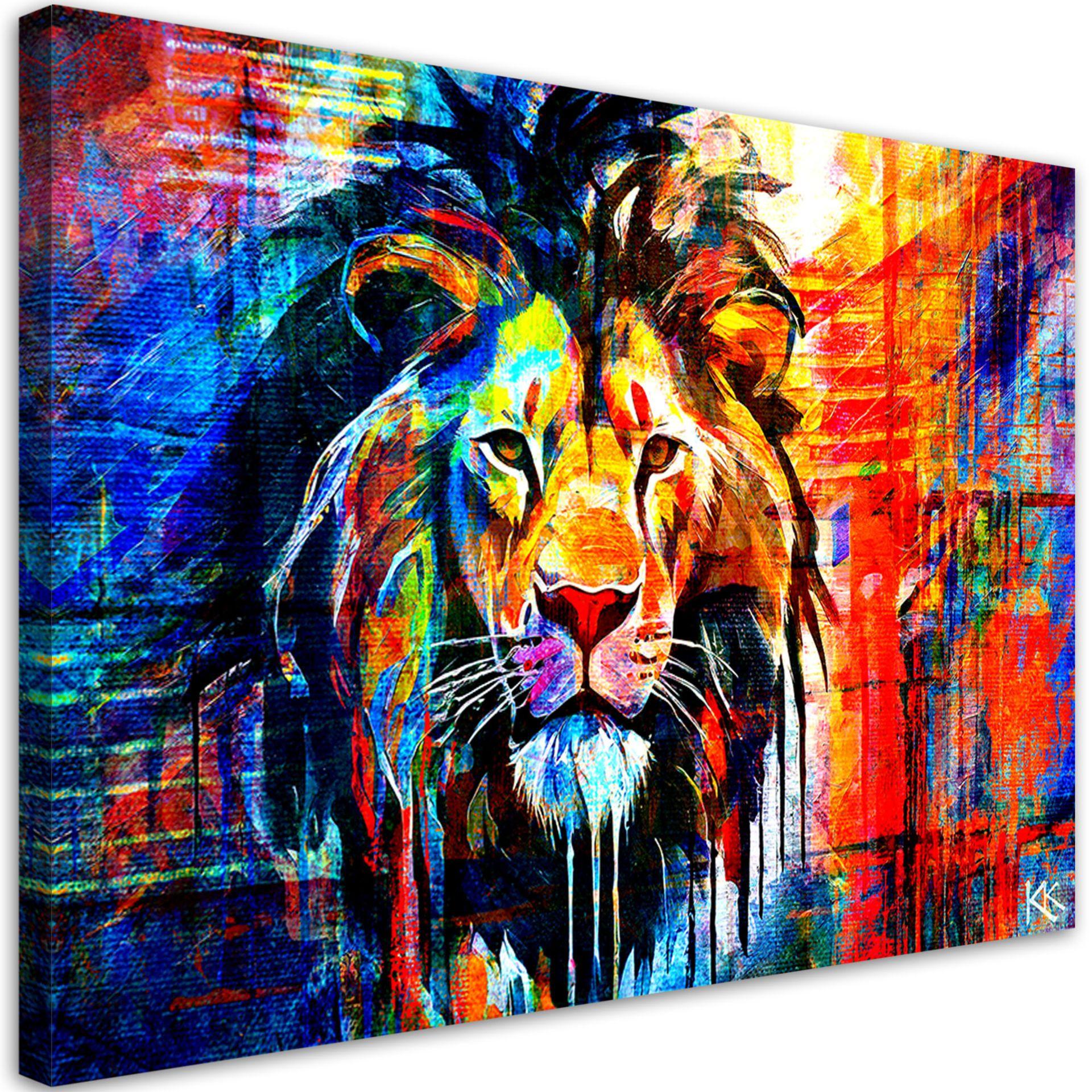 KUNSTDRUCK Lila 90/60 cm - Lila, Textil (90/60cm) - KUNSTLOFT