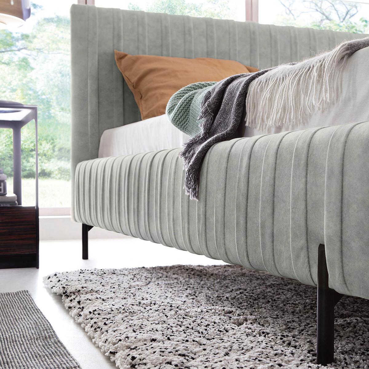 BOXBETT 180/200 Ori Grau - Grau, Holz (180/200cm) - Petits-meubles