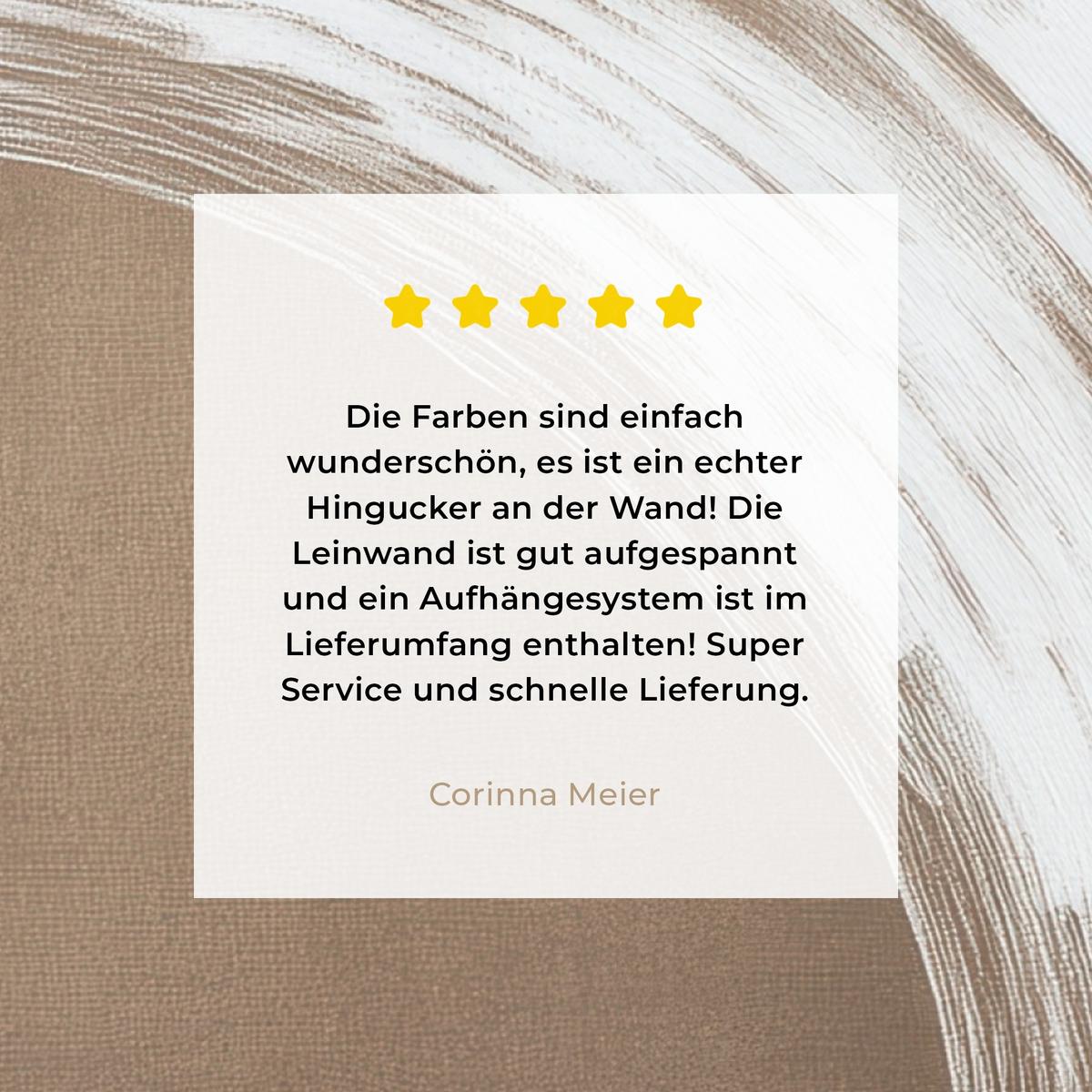 LEINWANDBILD Farbe - Braun - Japandi Deko Groß 90x90 cm - Kupferfarben, Textil (90/90cm) - MuchoWow