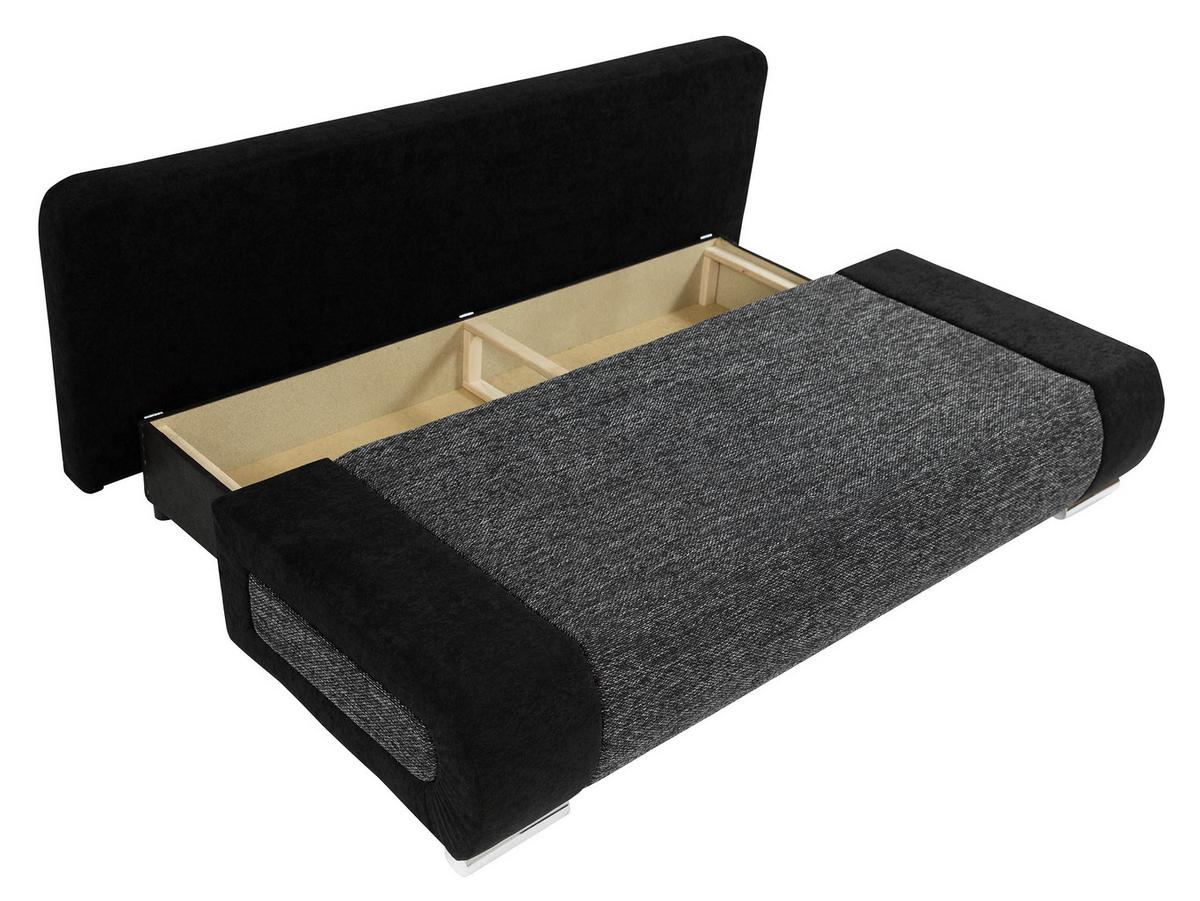 SCHLAFSOFA Emma Cord - Hellgrün, Holz/Kunststoff (200/77/92cm) - MIRJAN24