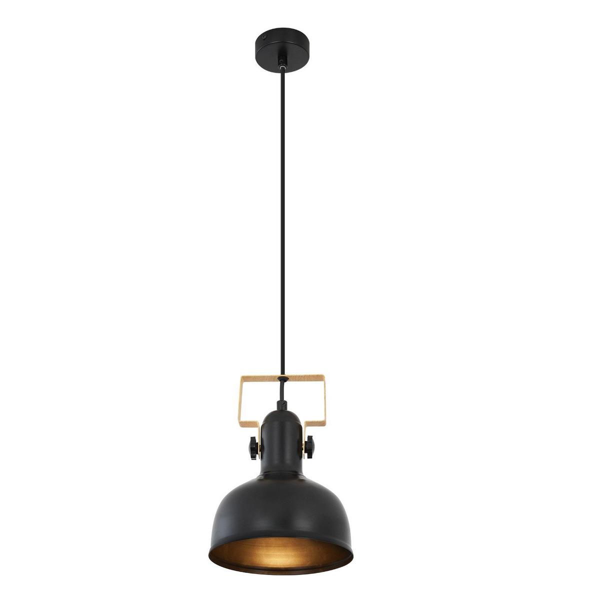PENDELLEUCHTE Seraphina 18/18/160 cm - Schwarz, Metall (18/18/160cm) - ZMH
