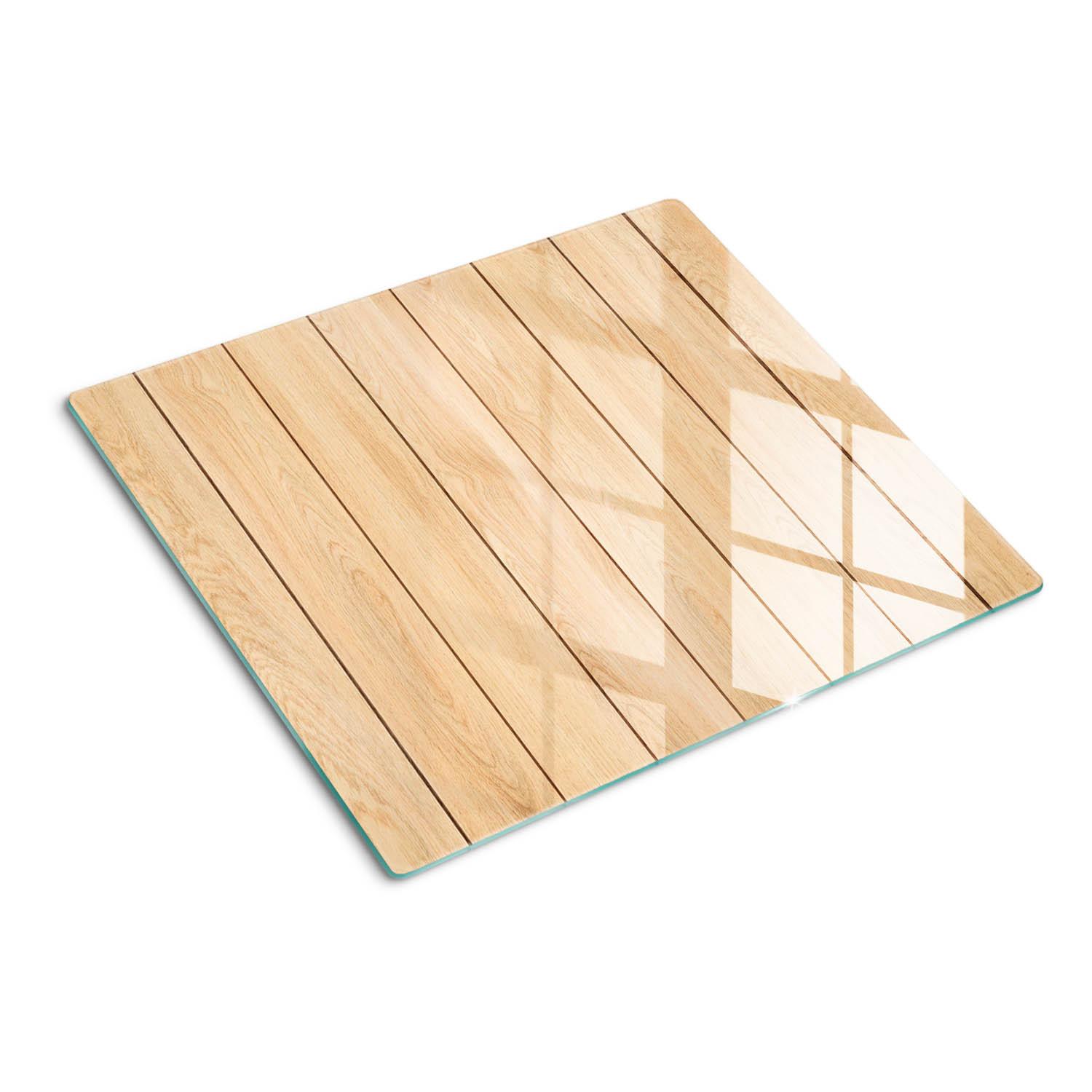 GLASPLATTE 60x52 cm Holz - Beige, Glas (60/0.4/52cm) - TULUP