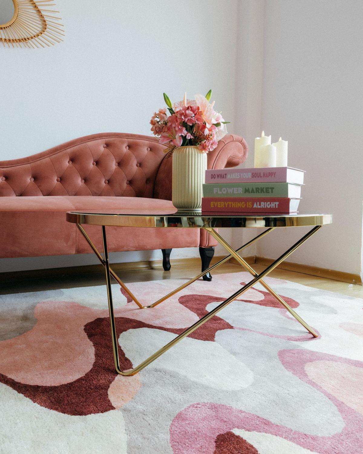 COUCHTISCH schwarz/gold 80 cm MERIDIAN Meridian - Goldfarben/Schwarz, Glas (80/80/40cm) - Beliani