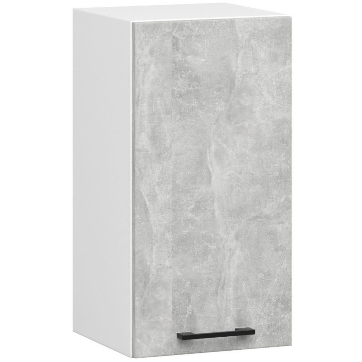 KÜCHENLEERBLOCK Beton 203/180/46 - Dunkelgrau, Holzwerkstoff (180/203/46cm) - RAUMHIRSCH FURNITURE