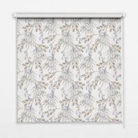 INNENROLLO - Fensterrollo - Rollo - 150x140 cm - Weiße Blüten - Weiß, Kunststoff (150/140/0.5cm) - TULUP