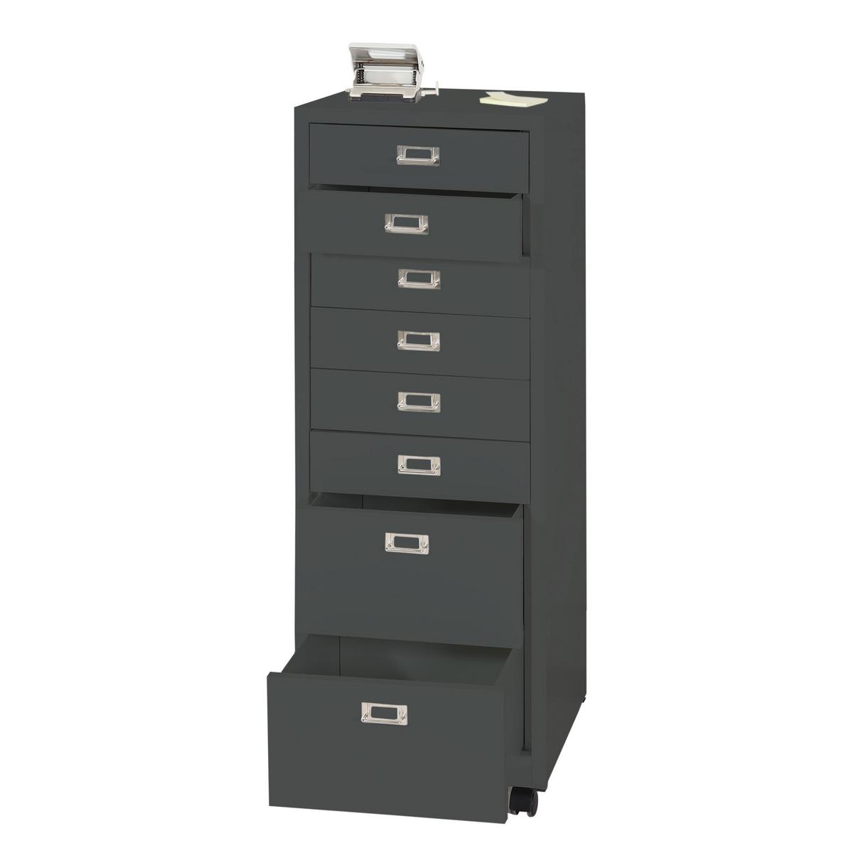 ROLLCONTAINER Anthrazit - Anthrazit, Metall (40/115/41cm) - MCW