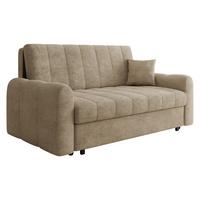 SCHLAFSOFA Viva Moon IV - Hellbraun/Schwarz, Holz/Metall (188/85/98cm) - MIRJAN24