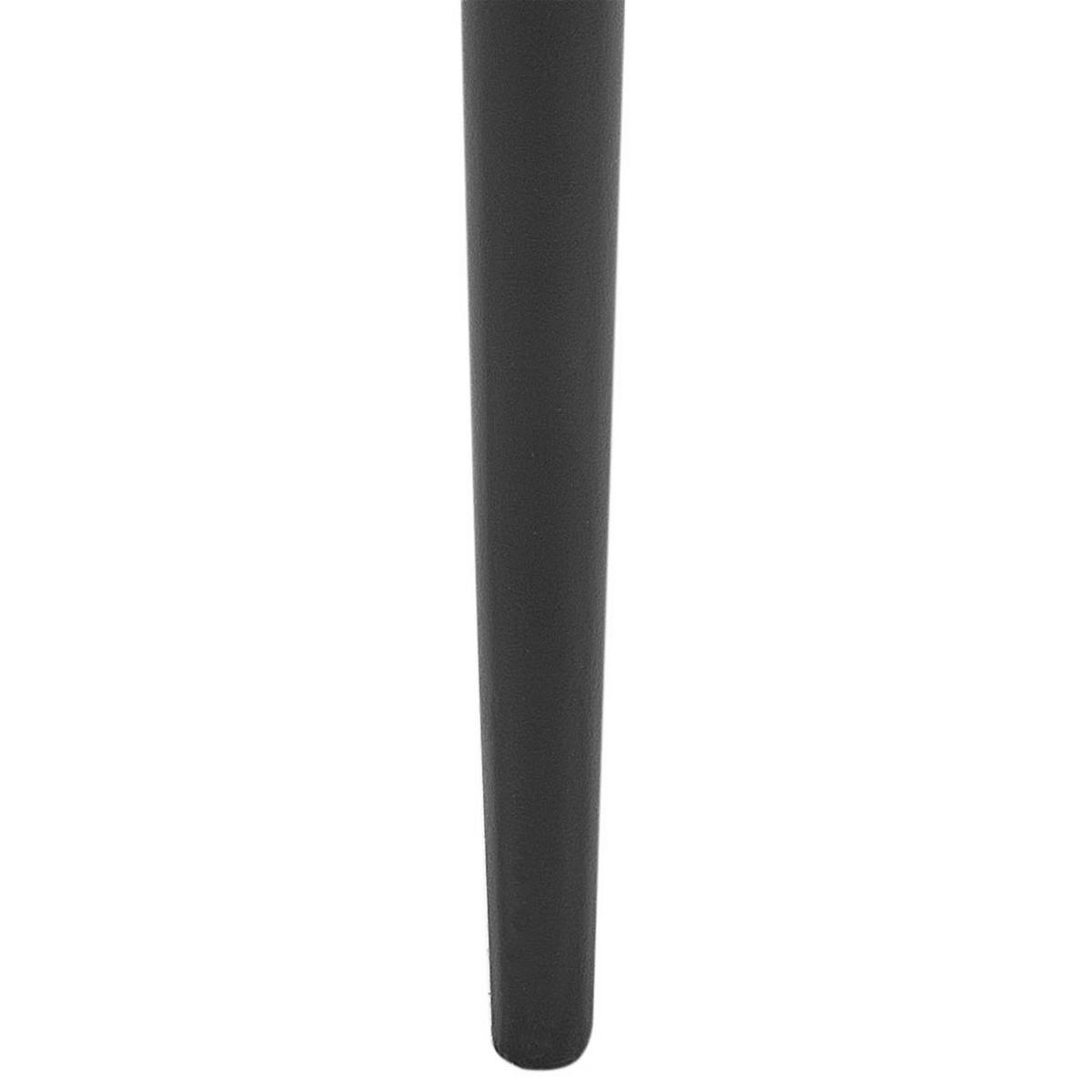 ESSZIMMERSTUHL 2er-Set hellgrau/schwarz Mason - Schwarz/Grau, Textil (45/82/45cm) - Beliani