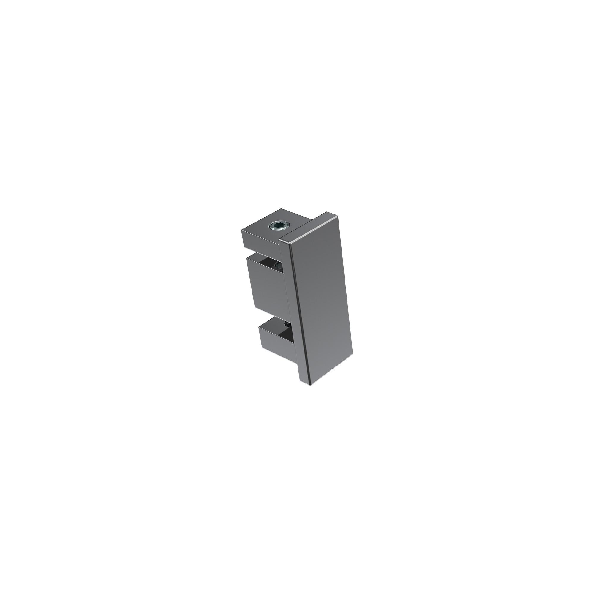 ENDSTÜCKE FÜR GARDINENSTANGEN 14x35 mm, Paxo Chrom, Packung 2 Stück - Chromfarben, Metall (1.5/3.4/3.4cm) - INTERDECO