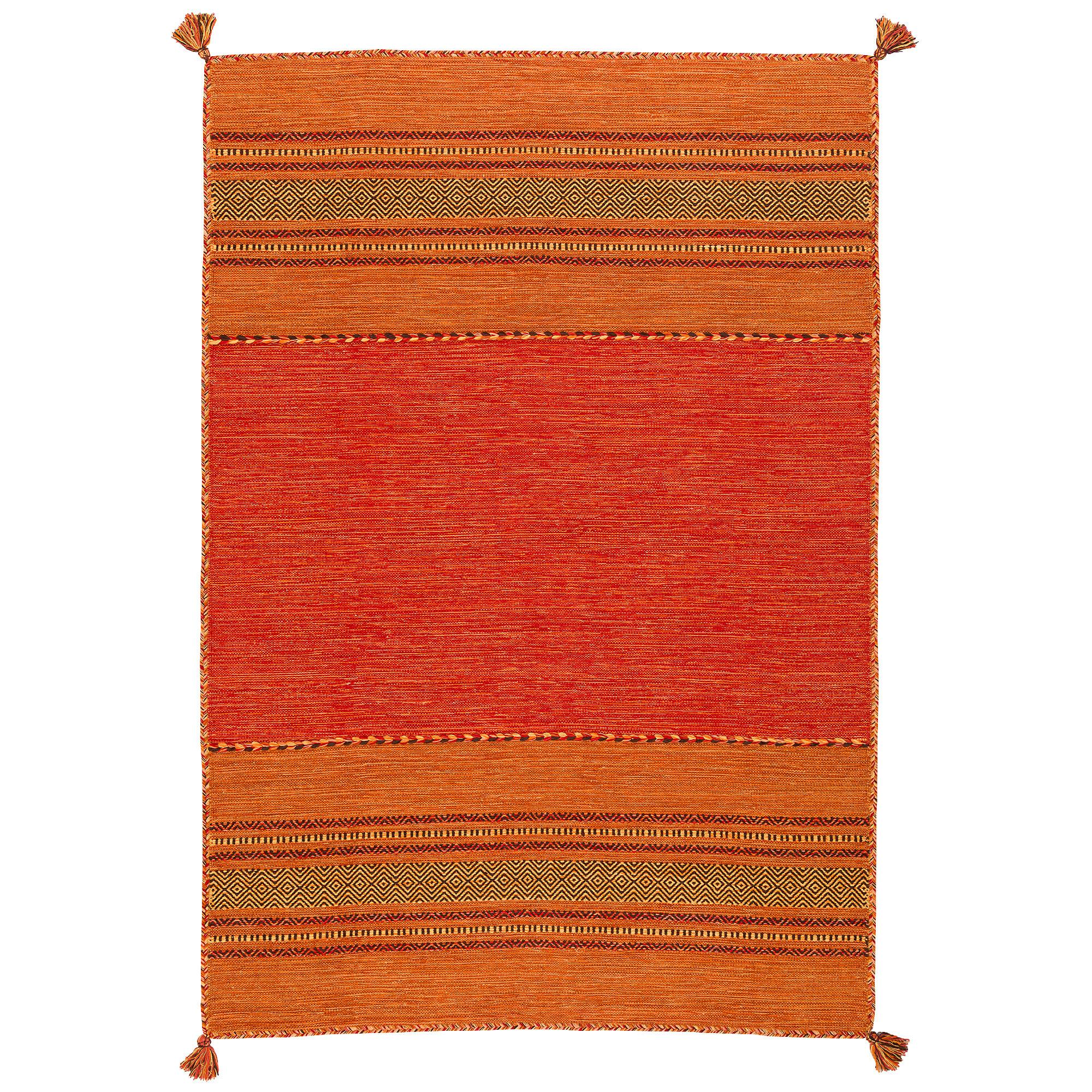 NATUR TEPPICH KELIM NAVARRO - Terracotta, Textil (90/160cm) - Pergamon