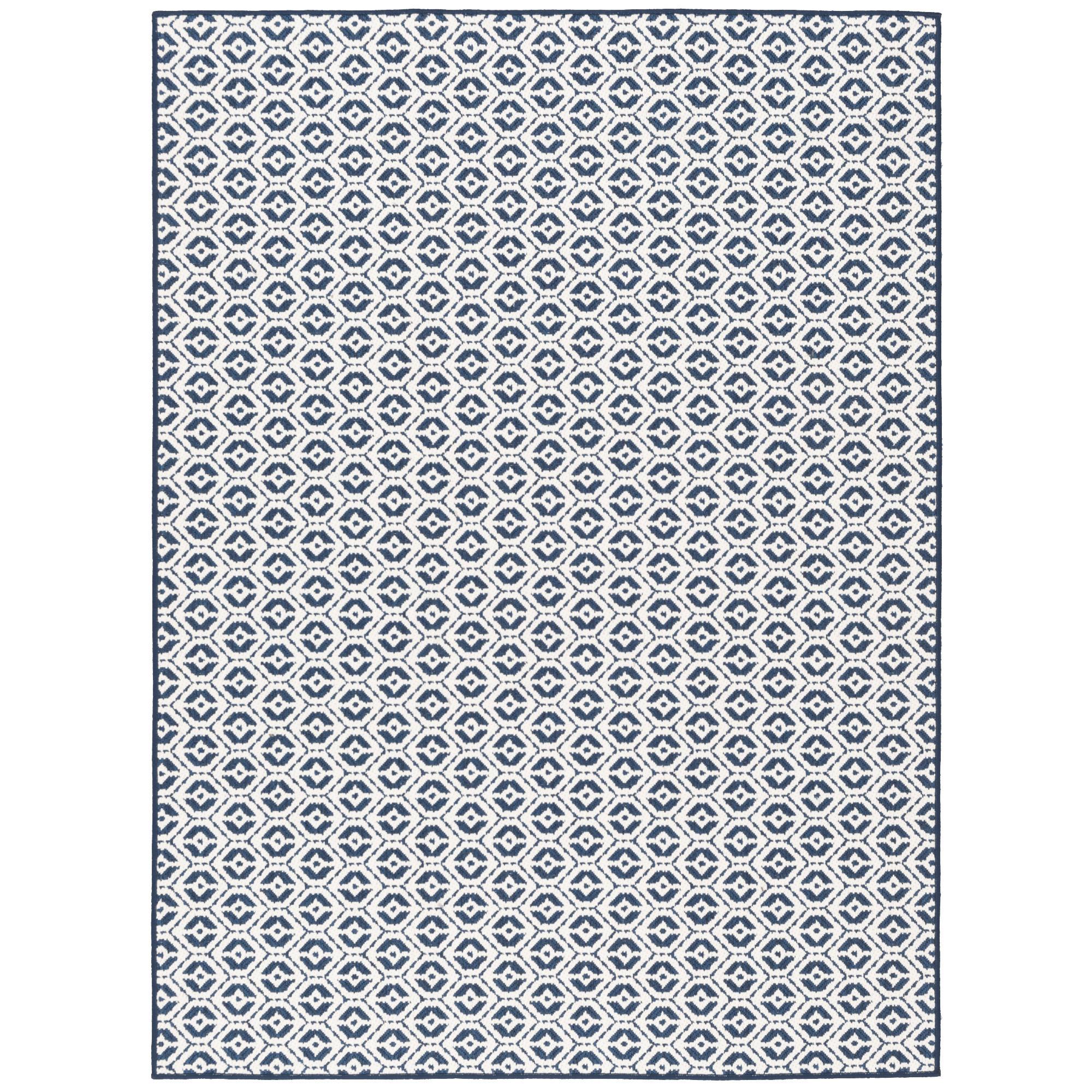 IN- UND OUTDOOR TEPPICH BEIDSEITIG CAPE COD - Blau, Textil (133/133cm) - Pergamon