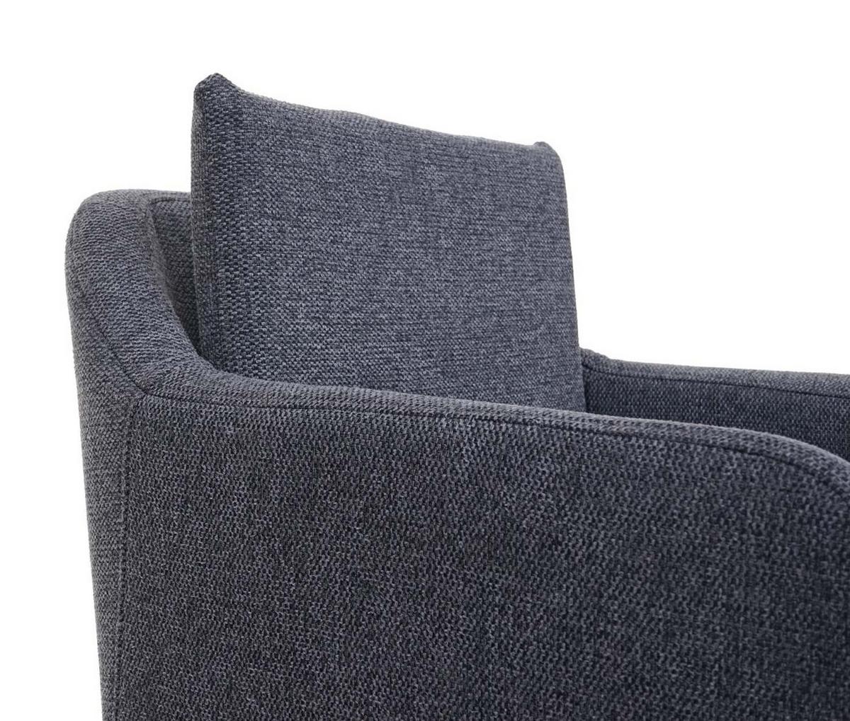 BARHOCKER Anthrazit - Anthrazit, Textil (54/105/53cm) - MCW