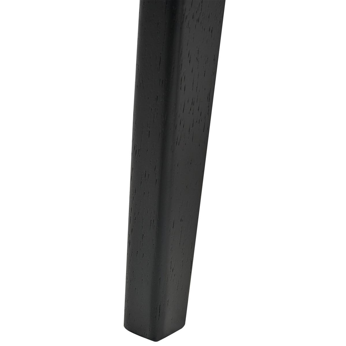 ESSZIMMERSTUHL 2er-Set Hellbeige Rubonia - Schwarz, Holz (48/81/59cm) - Beliani