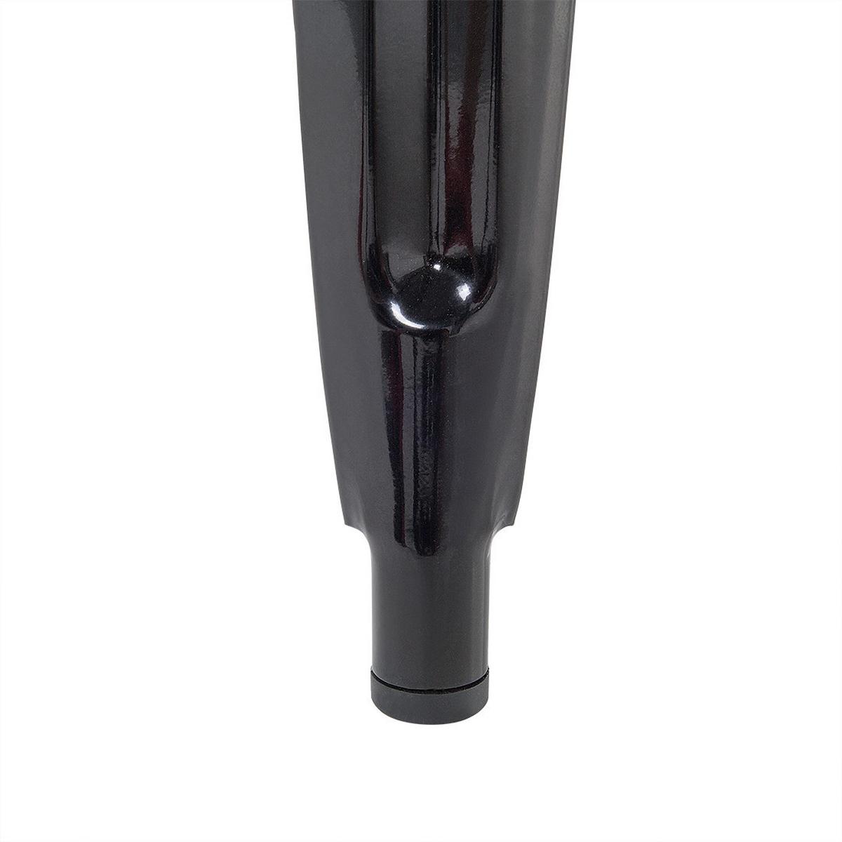BARHOCKER 2er-Set Metall Schwarz Cabrillo - Schwarz, Metall (42/76/42cm) - Beliani