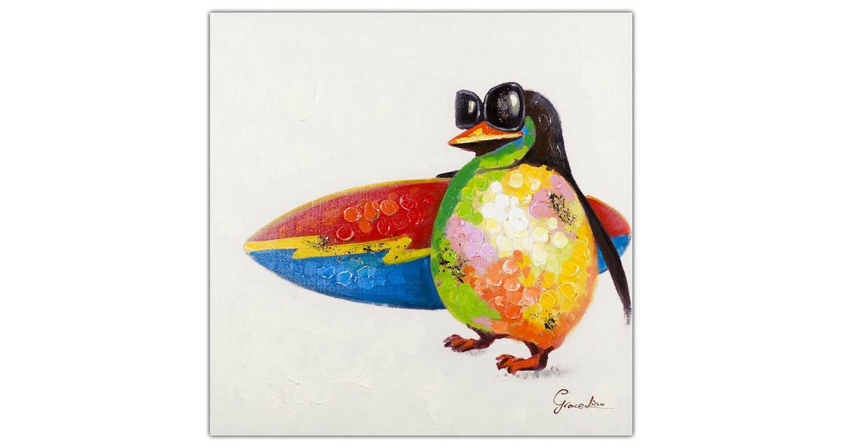 ÖLGEMÄLDE 50/50 cm - Multicolor, Holz/Textil (50/50cm) - KUNSTLOFT
