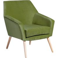 SESSEL Kachka Bezug Samtvelour Buche natur / olive - Buchefarben/Olivgrün, Kunststoff (71/81/67cm) - 58aufmkessel