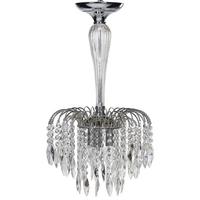 KRONLEUCHTER Orara 27/34/157 cm - Silberfarben, Metall (27/34/157cm) - Beliani
