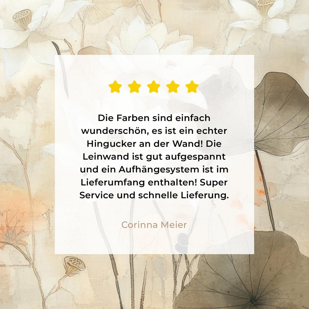 LEINWANDBILD Blumen - Japandi - Wabi sabi Deko Wohnzimmer 20x20 cm - Sandfarben, Textil (20/20cm) - MuchoWow