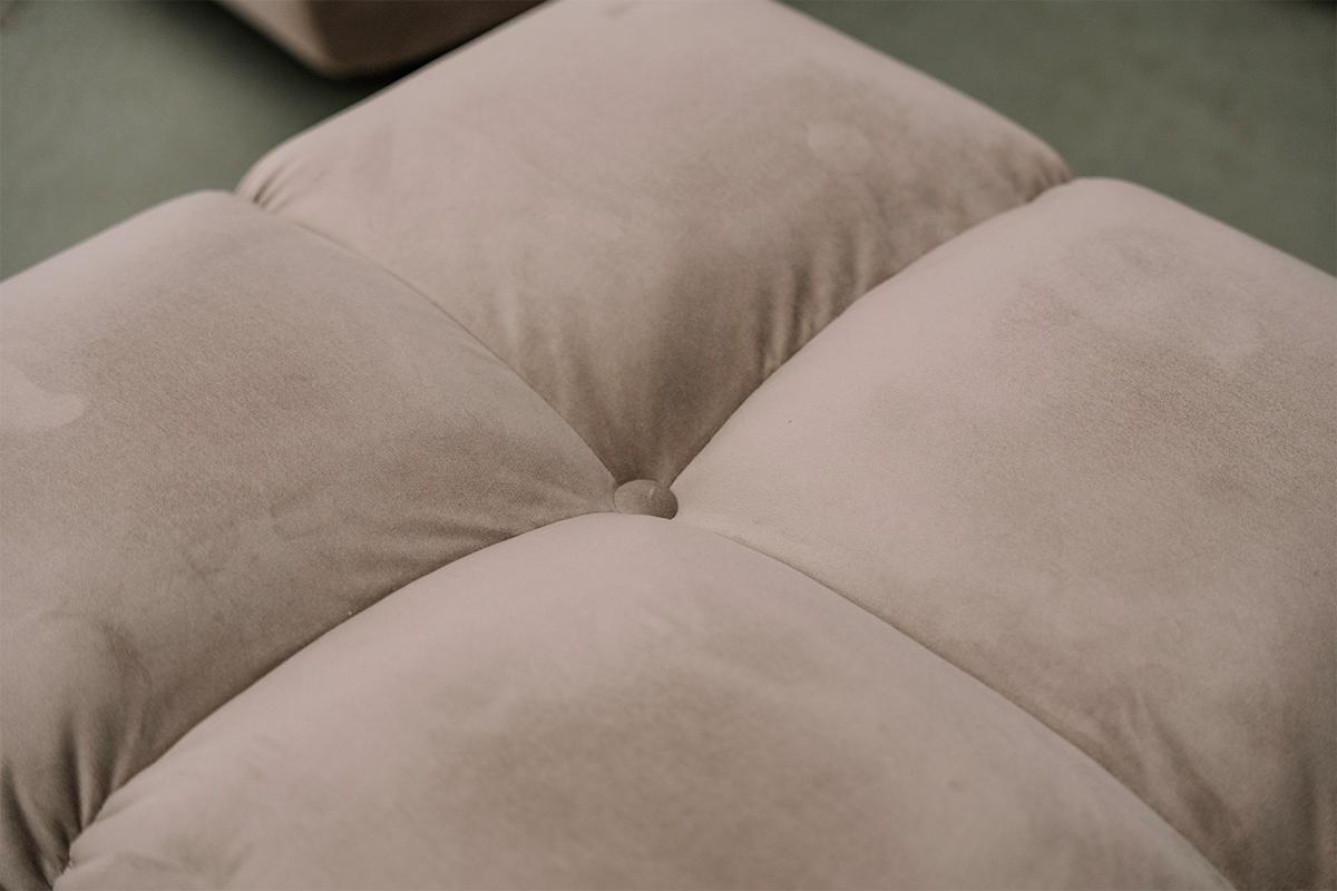 SITZGRUPPE VIVIEN 3ER SET Braun Velvet (1er-Set) - Braun, Kunststoff/Textil (510/85/359cm) - KAWOLA