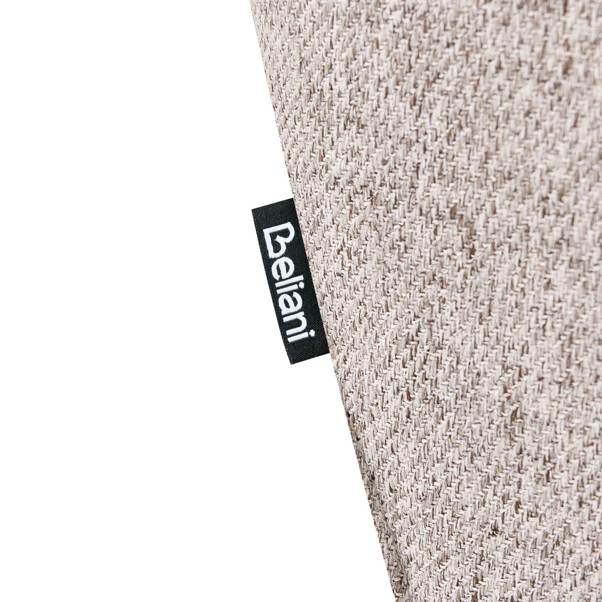 SESSEL Stoff Beige Lakene - Beige, Textil (94/88/88cm) - Beliani
