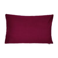 KISSENHÜLLE BasicSoft rhododendron-rot 100% Baumwoll-Jersey 40/60 cm - Weinrot, Textil (40/60cm) - beties Heimtextil