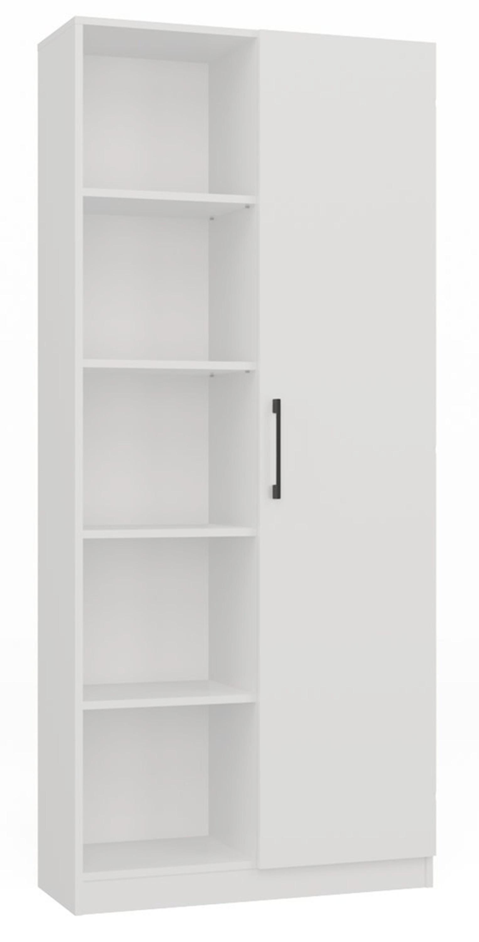 BÜCHERREGAL Weiß 80/182/30 - Weiß, Holzwerkstoff (80/182/30cm) - RAUMHIRSCH FURNITURE