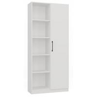 BÜCHERREGAL Weiß 80/182/30 - Weiß, Holzwerkstoff (80/182/30cm) - RAUMHIRSCH FURNITURE