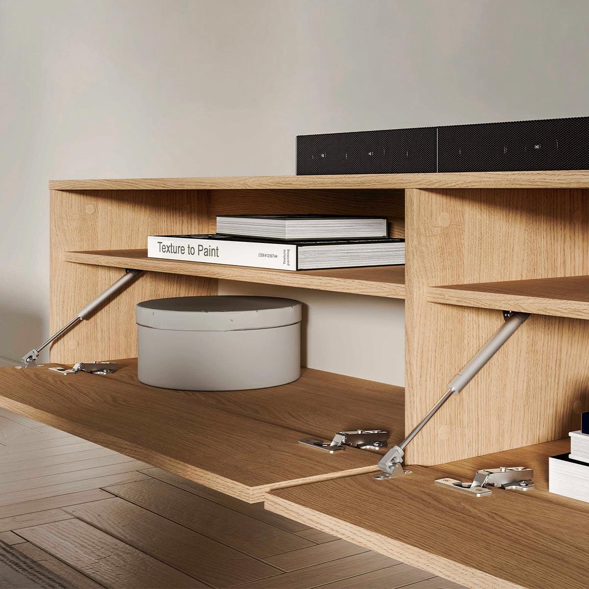 TV-MÖBEL Nila Holz - Braun, Holzwerkstoff (180/33/33cm) - Petits-meubles