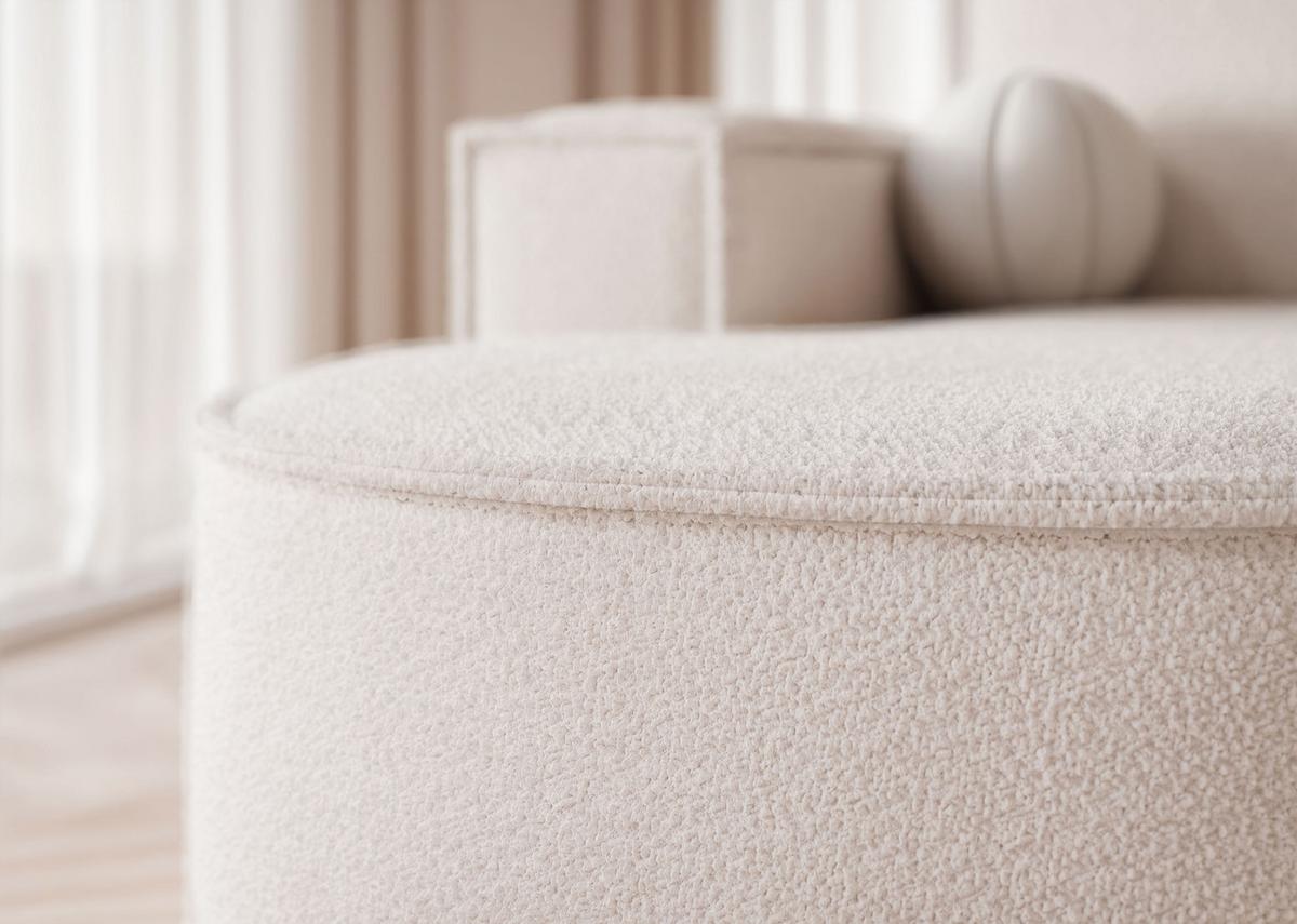 ECKSOFA SOFIA mit Schlaffunktion und Bettkasten Weiß - Weiß, Holzwerkstoff/Kunststoff (277/157cm) - Idohome