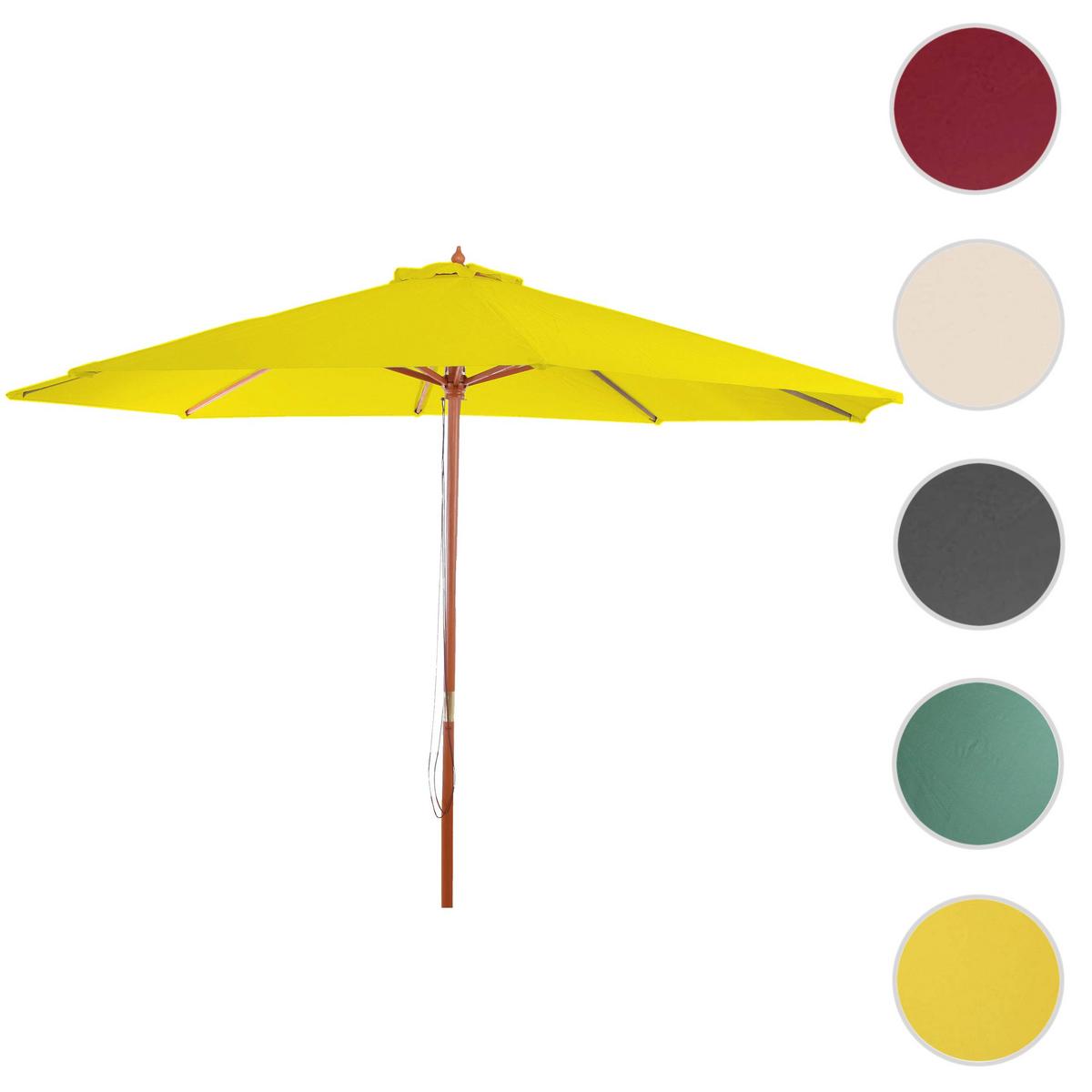 SONNENSCHIRM Gelb - Gelb, Holz (350/350cm) - MCW