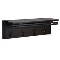 WANDGARDEROBE Dunkelbraun - Dunkelbraun, Holzwerkstoff (75/24/24cm) - MCW
