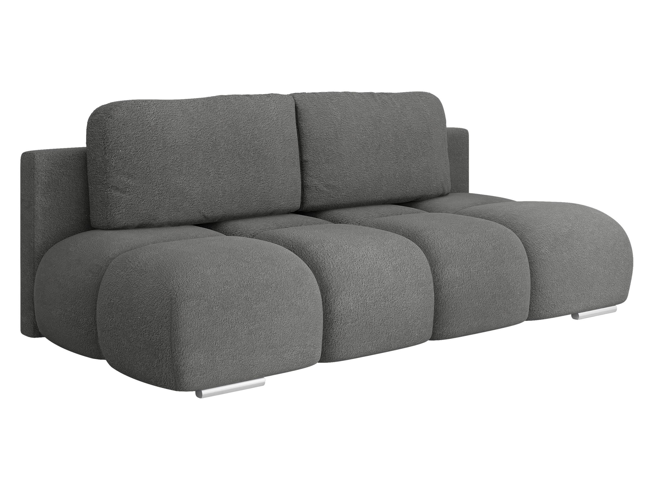 SCHLAFSOFA Honey Mini - Greige/Schwarz, Holz/Kunststoff (195/104/90cm) - MIRJAN24