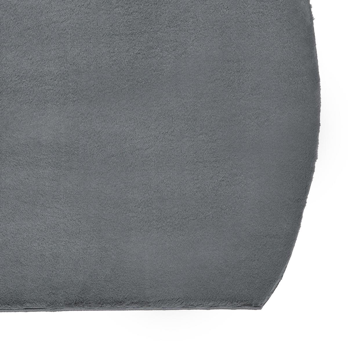 TEPPICH Dunkelgrau 160/230 cm Tangra - Dunkelgrau/Grau, Kunststoff (160/230cm) - Beliani