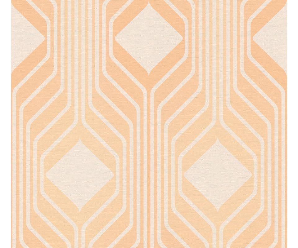 VLIESTAPETE Orange 53/850 cm - Orange, Textil (53/1cm) - KUNSTLOFT