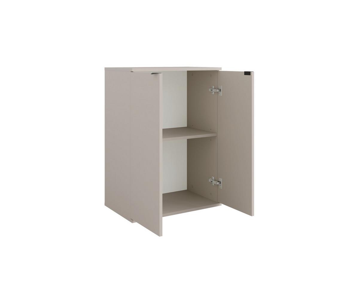 KOMMODE METRIX 60/82,5/35cm mit Schubladen 2 Türen Kaschmir - Kaschmir, Holzwerkstoff (60/82.5/35cm) - MASSENO