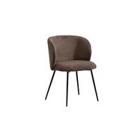 ESSZIMMERSTUHL LENA Braun Cord (1er-Set) - Braun, Textil (54/78/53cm) - KAWOLA