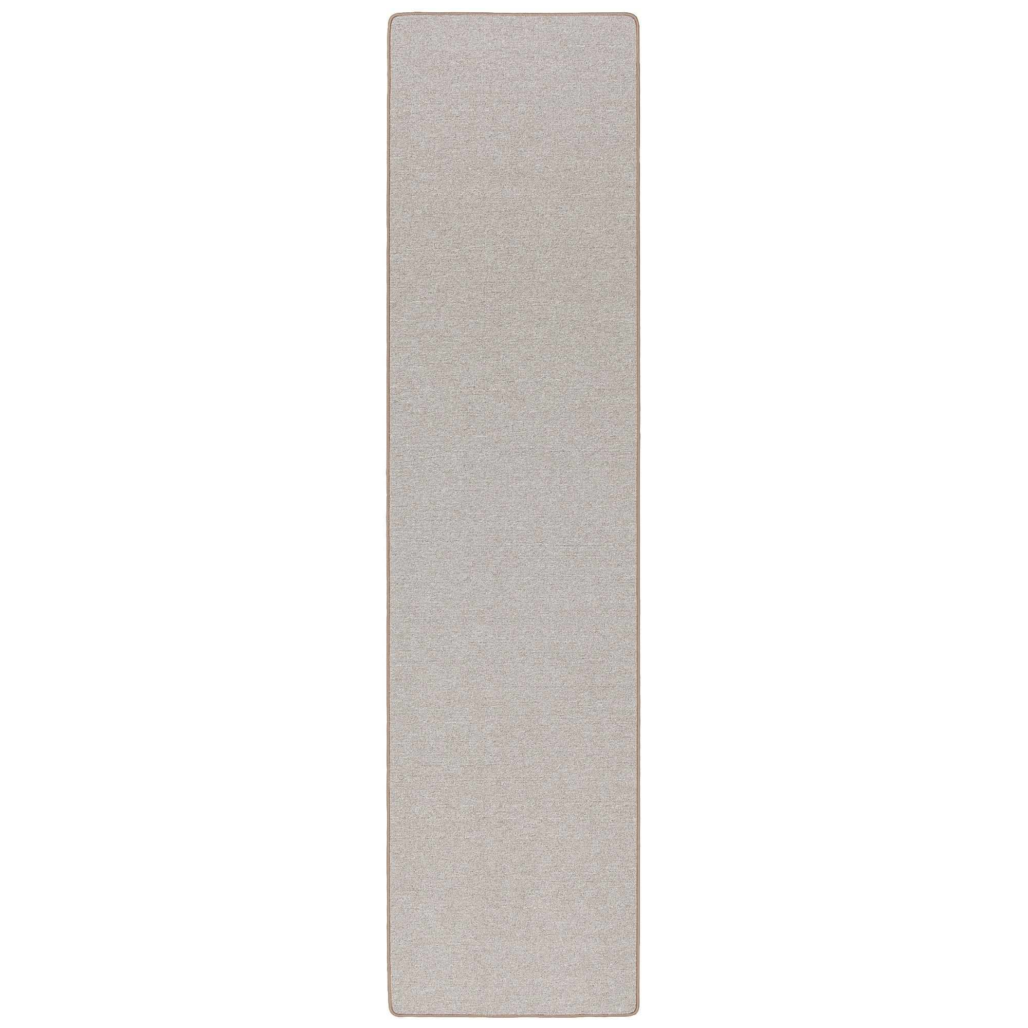 FEINSCHLINGEN VELOUR LÄUFER TEPPICH STRONG - Taupe, Textil (100/200cm) - Snapstyle
