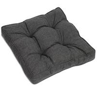 LOUNGEKISSEN Beauflair Outdoor Sitz 50/50/10cm Graphitgrau - Graphitfarben, Textil (50/10/50cm) - Beautissu 