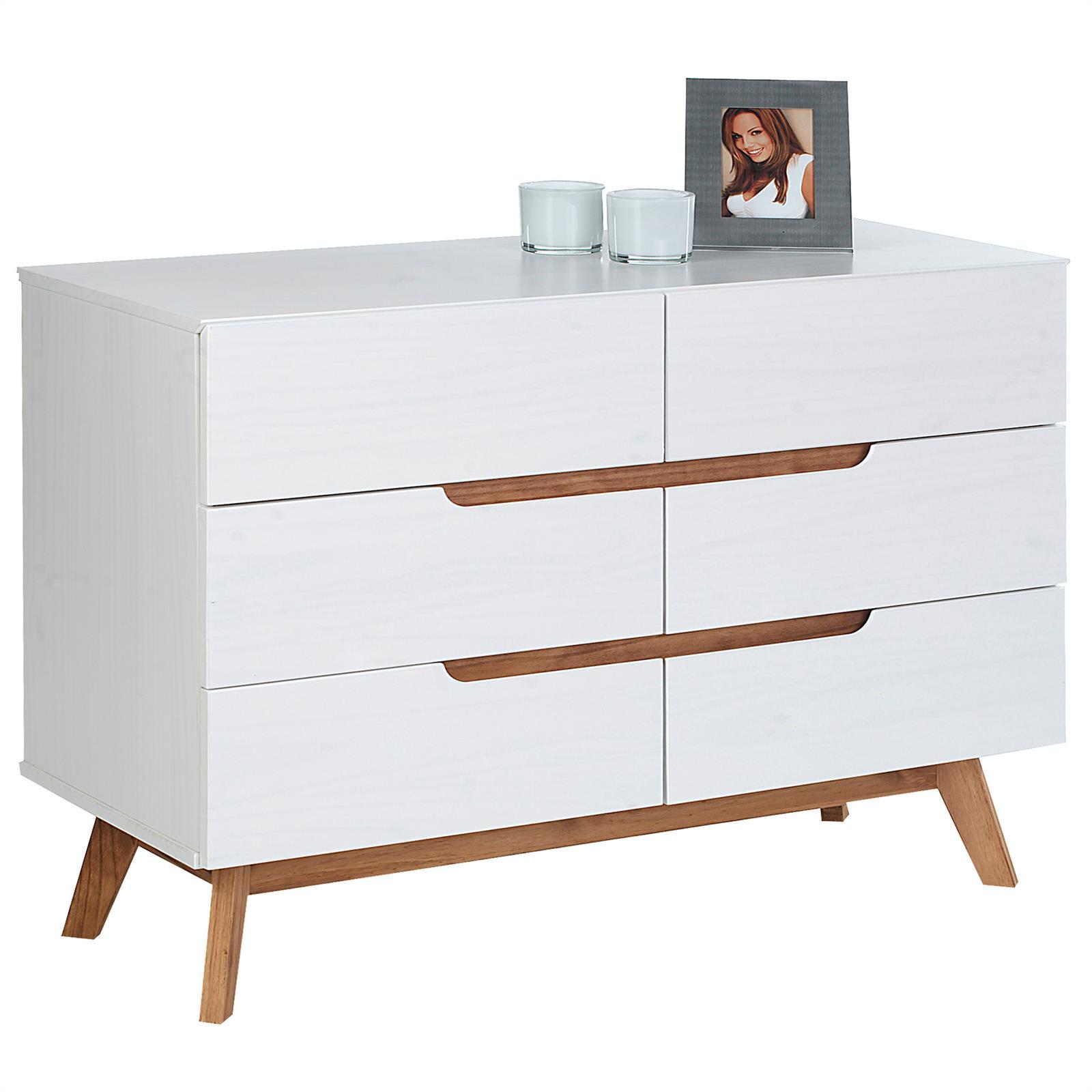 KOMMODE TIBOR weiß - Weiß, Holz (98/77/40cm) - IDIMEX