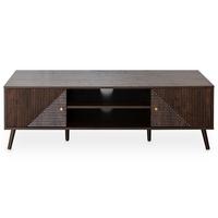 LOWBOARD LIVIA dunkelbraun - Dunkelbraun, Holzwerkstoff (140/45/40cm) - IDIMEX