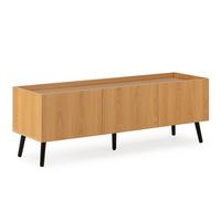TV-ELEMENT Siren 3 türen Eichenfarbe - Honigeiche, Holzwerkstoff (130/45/40cm) - VS Venta-stock