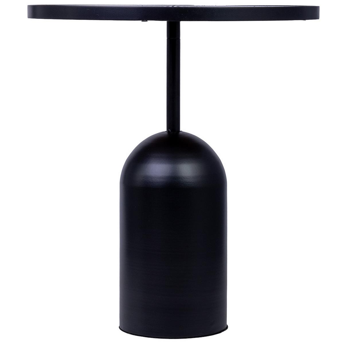 TISCH aus Metall, 41x45cm - Schwarz, Metall (40.5/40.5/45cm) - Wanderlust
