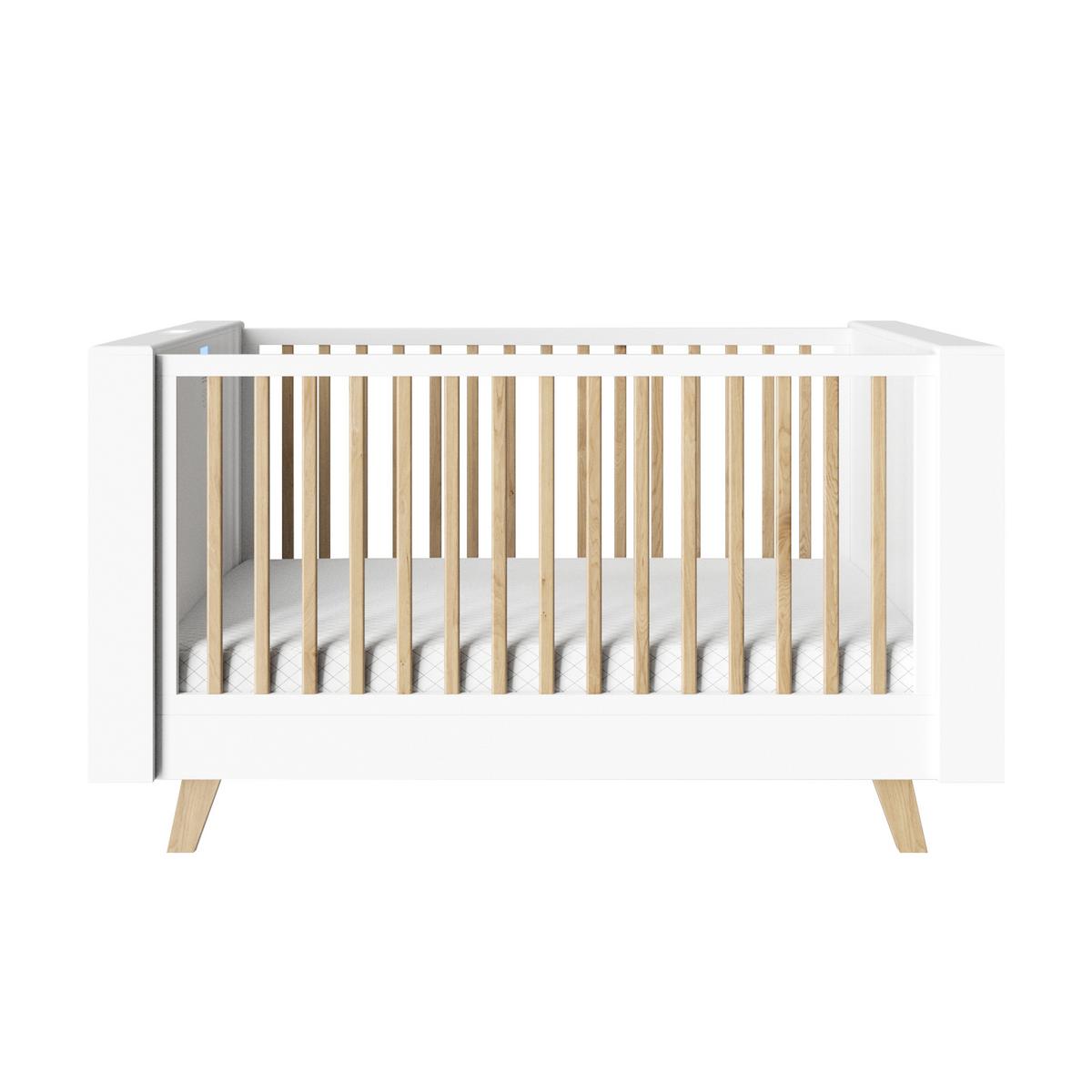 SMARTBETT All in one 70 x 140 cm - Weiß, Holz/Holzwerkstoff (70/140cm) - Roba