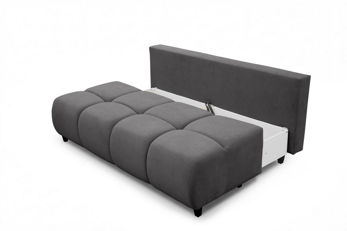 SCHLAFSOFA Xenio Mit Schlaffunktion - Dunkelgrau, Holzwerkstoff/Textil (196/103/100cm) - Fun Möbel