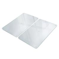 KÜCHENRÜCKWAND Glas transparent 2x30x52 cm - Transparent, Glas (30/52/0.4cm) - TULUP